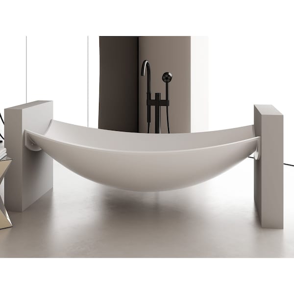 Alfi Brand Tub, 70.75 L, 33.5 W, White Matte, Resin HammockTub2-WM - main